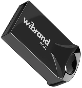 Флеш пам'ять USB Wibrand Hawk 8GB USB 2.0 Black (WI2.0/HA8M1B)