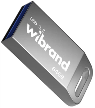Флеш память USB Wibrand Ant 64GB USB 3.2 Gen1 Silver (WI3.2/AN64M4S)