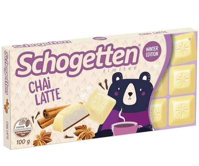 Белый шоколад Schogetten Winter Edition Chai Latte 100 г
