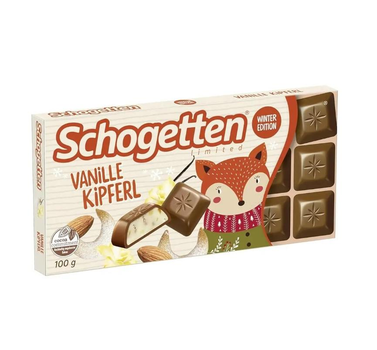 Молочный шоколад Schogetten Vanilla Kipferl Limited Winter Edition 100 г