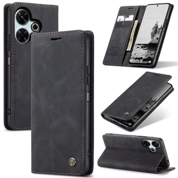 Чохол книжка з магнітом Xiaomi Redmi 13 (4G/5G) CaseMe Black (38328-2B)