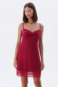 Сорочка Leinle 44(M) Бордовый (106779)