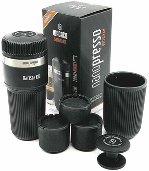 Zestaw akcesoriów do przenośnego ekspresu do kawy Wacaco Nanopresso Barista Kit Black (4897066230139)