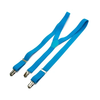 Узкие подтяжки Gofin голубые 2,5 см PBP-4638