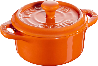 Garnek Staub Mini Cocotte okrągły Pomarańczowy 200 ml (4009839316524) 