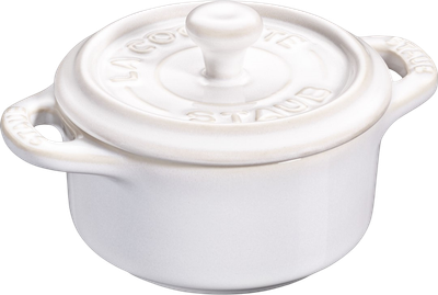 Garnek Staub Mini Cocotte okrągły Kość Słoniowa 200 ml (4009839376986) 