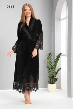 Халат "NUSA" 3XL ns 0383 siyah
