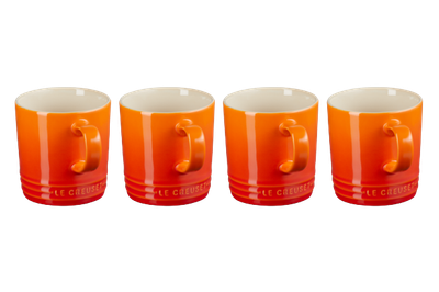 Набор из 4 чашек для чая Le Creuset Volcanic 350 мл (79113350900000)