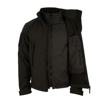 Зимова куртка WinTac Soft Shell Stalker Winter 2 in 1 XL Black