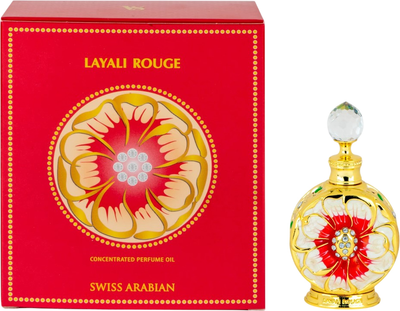 Olejek perfumowany damski Swiss Arabian Layali Rouge 15 ml (6295124031069)