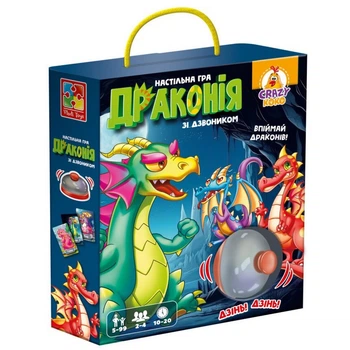 Настольная игра карточная с колокольчиком Дракония Vladi Toys, VT8010-12