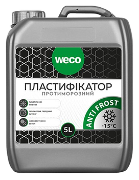 Пластификатор Weco Противоморозный, 5 л