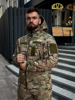 Костюм Софтшел Мультикам на флісі L розмір SoftShell Multicam