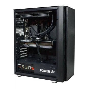 Сервер двухпроцессорный TOWER PowerUp #74 AMD EPYC 7413 x2 / 512 GB / SSD 1TB х2 Raid / Int Video