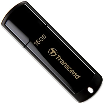 Флеш память USB Transcend JetFlash 350 16GB USB 2.0 Black (TS16GJF350)