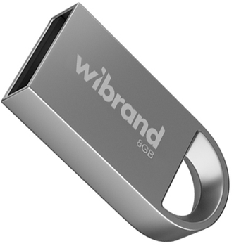 Флеш память USB Wibrand Lynx 8GB USB 2.0 Silver (WI2.0/LY8M2S)