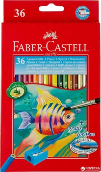 Набір акварельних олівців Faber-Castell 36 шт (4005401144373)
