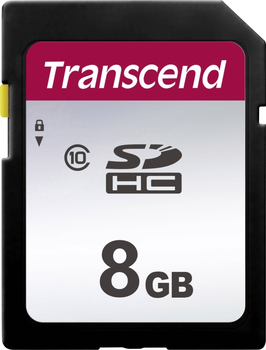 Карта пам'яті Transcend 8GB SDHC C10 R20MB/s (TS8GSDC300S)