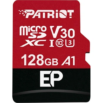 Карта пам'яті Patriot 128GB microSDXC EP A1 + SD-adapter (PEF128GEP31MCX)