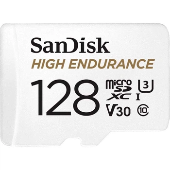 Карта памяти Sandisk i 128GB microSDXC C10 UHS-I U3 V30 R100/W40MB/s High Endurance (SDSQQNR-128G-GN6IA)