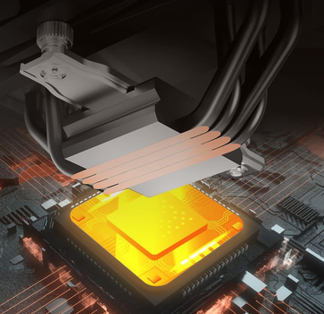Кулер для процесора PcCooler PсCOOLER K4 PLUS BK (K4 PLUS BK)