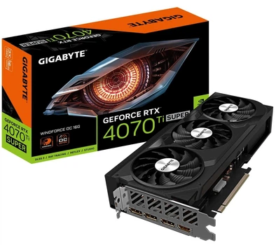 Видеокарты Gigabyte GeForce RTX 4070 Ti Super купить в Киеве: цена
