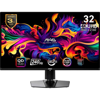 Монітор 31.5" MSI MAG 321UPX QD-OLED UHD 240Hz (9S6-3DD39T-001)