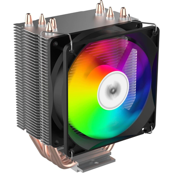 Кулер для процесора 2E GAMING Air Cool AC90D4-ARGB, LGA1700, 1200, 115x, 1366, AM5, AM4, AM3, AM3+, 4pin PWM, 3pin +5VARGB, TDP 130W (2E-AC90D4-ARGB)