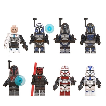 Набор фигурок для конструктора Звёздные войны Star Wars 8 шт WM6098