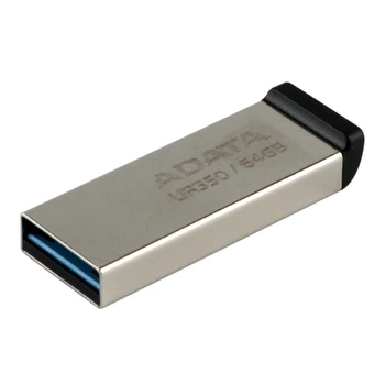 Флеш память USB A-Data UR350 64 GB USB 3.2 Silver-Black (35973_3605912)