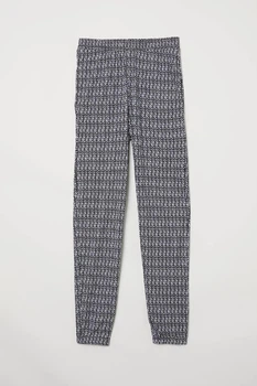 Брюки H&M 637499П XS черно-белый зигзаг