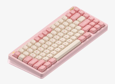 Беспроводная механическая клавиатура NuPhy Halo75 V2 / Lemon (tactile, 55gf) / Color - Sakura Fizz / Hot-Swappable, RGB, ANSI US