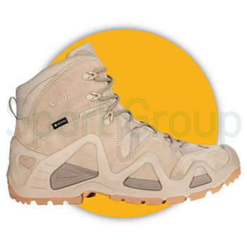 Черевики тактичні Lowa zephyr GTX Mid TF Desert (Бежевий) UK 3/EU 36