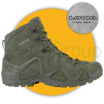 Черевики тактичні Lowa Zephyr GTX mid TF Ranger green (Темно-зеленый) UK 3/EU 36