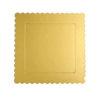 Подкладка для торта квадратная 5шт/уп 20см Home R97435-20
