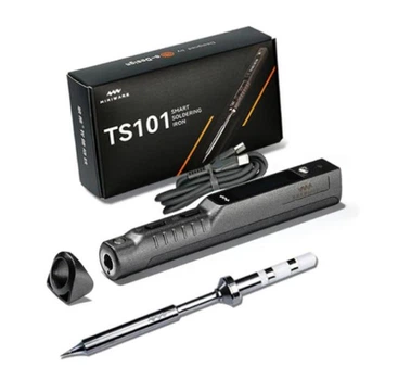 Паяльник электрический программируемый Miniware TS101 90W, Type-C, 400°С, жало TS-BC2