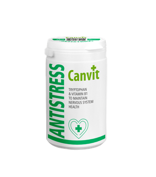 Кормова добавка для собак та котів всіх порід Canvit Antistress з антистресовим і заспокійливим ефектом, 230 г