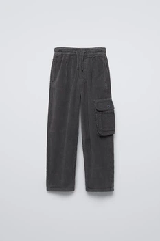 Подростковые брюки-карго для мальчика Zara 5644/887 140 см Графитовый