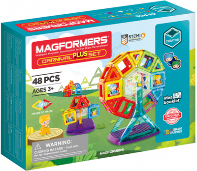 Magnetyczne klocki Magformers Karnawał Plus 48 elementów (730658030165)