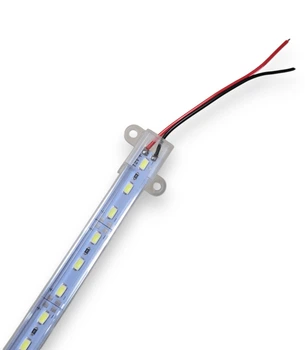 Світлодіодна стрічка 72 SMD 5730 12V на алюмінієвій основі у пластиковому коробі 1 метр (56250)