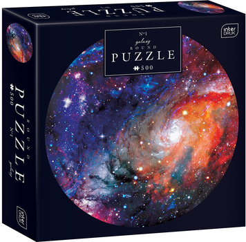 Puzzle Interdruk okrągłe Znak zodiaku Galaktyka 63 cm 500 szt (5902277342126)