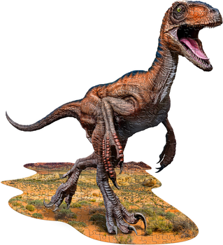 Puzzle I AM Dinozaur Raptor 100 elementów (40232427602)