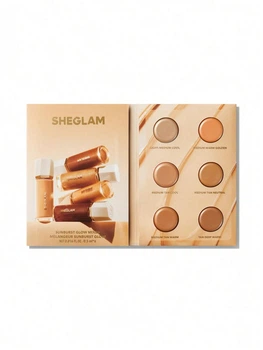 Пробник - Палетка хайлайтеров для лица Sheglam Sunburst Glow Mixer Sample Medium