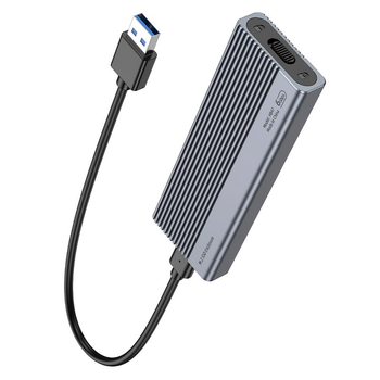 Зовнішній корпус SSD HOCO HB47 M.2 SATA, USB-C, до 4 ТБ Grey