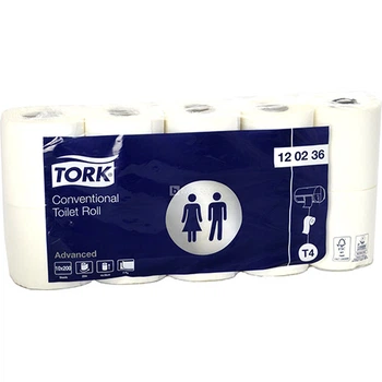 Папір туалетний Tork Premium двошаровий 10 рулонів 200 відривів 2 шари