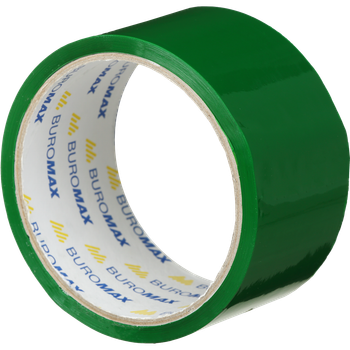 Клейка стрічка Buromax 48 мм х 35 м зелена (BM.7007-04)
