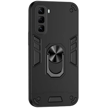 Защитный чехол Deexe Hybrid Shell для Infinix Hot 50 Pro - Black