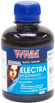 Чорнило WWM Electra Epson 200 мл Black (EU/B)