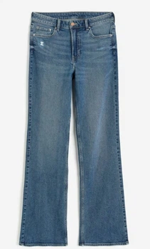 Жіночі високі джинси Bootcut Н&М (57998) W36 Сині
