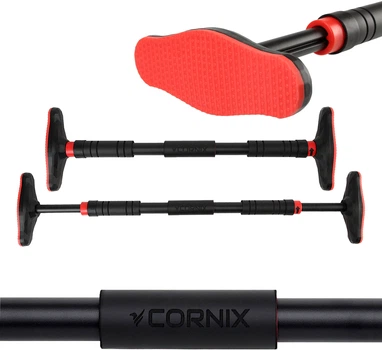 Турнік розсувний Cornix Pro 67-100 см Black/Red (XR-0283)